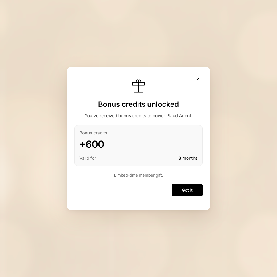 Introducing Plaud Credits