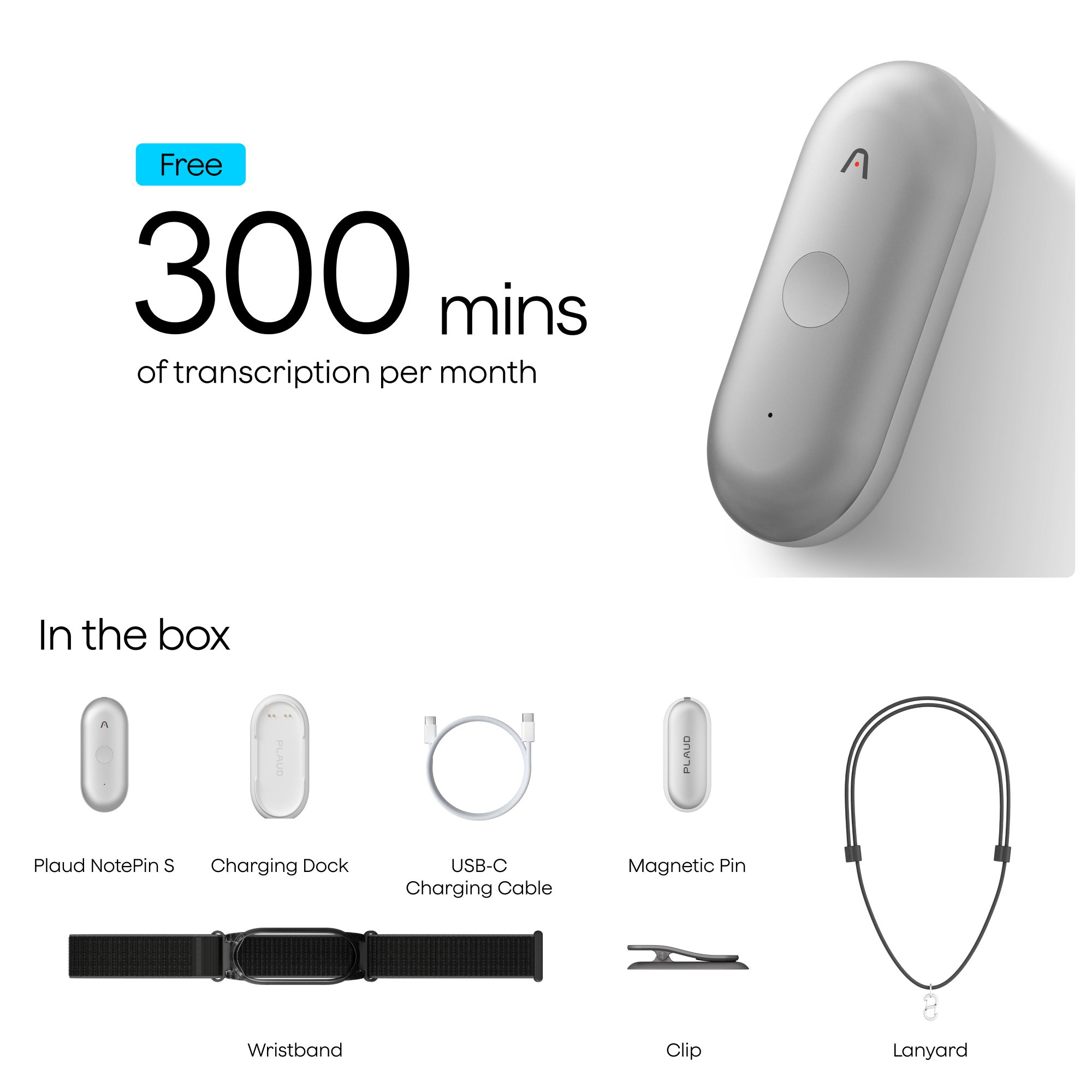 Plaud NotePin S - the most wearable AI note taker