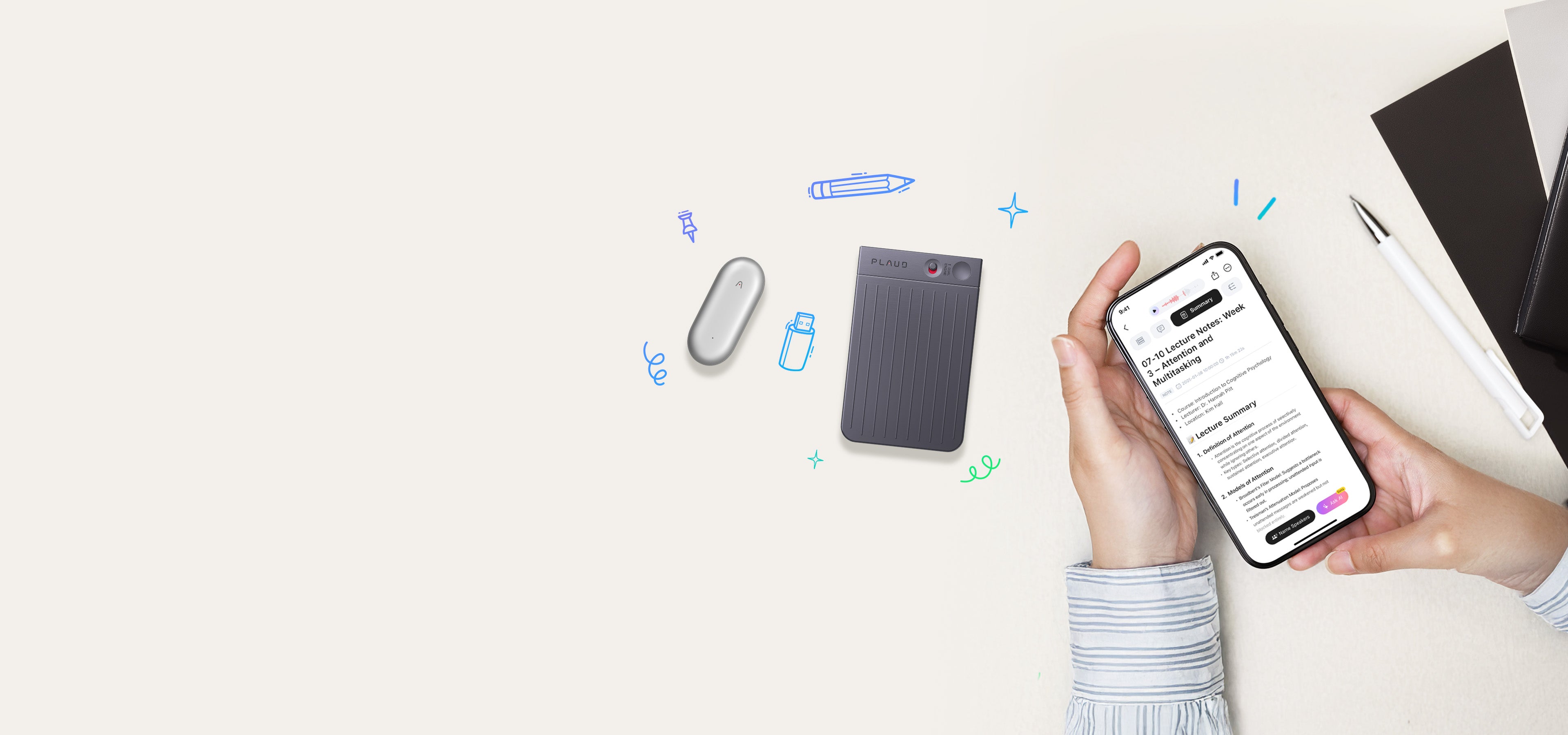 <style>
.discount-subtitle {
font-size: 20px !important; /* 副标题大小 */
font-weight: 600;
color: #000;
margin: 0; /* 清除默认上下间距 */
margin-bottom: 0.2rem; /* 自定义一个更小的间距(贴近主标题) */
line-height: 1.2; /* 行距压缩,让它更贴近主标题 */
}
.highlight {
background: linear-gradient(90deg, #7F5AF0, #00C9A7);
color: white !important;
padding: 2px 8px;
border-radius: 8px;
font-weight: 600;
display: inline-block;
}
.black-text {
color: #000000 !important;
}
.bold-text {
font-weight: 700;
}
h2.header-1 {
font-size: 36px;
margin: 0; /* 去掉默认间距 */
margin-bottom: 0.3rem; /* 进一步缩小与副标题距离 */
color: #000;
line-height: 1.3;
}
.h8 {
font-size: 20px !important;
margin: 0; /* 去掉默认上下间距 */
margin-top: 0.3rem; /* 与主标题保持紧凑 */
margin-bottom: 1.5rem; /* ✅ 段落与系统按钮之间的距离 */
color: #4a4a4a;
}
/* ✅ 手机端适配 */
@media (max-width: 767px) {
.discount-subtitle {
font-size: 18px !important;
}
h2.header-1 {
font-size: 28px !important;
}
.h8 {
font-size: 18px !important;
margin-bottom: 1rem; /* 移动端段落与按钮间距 */
}
}
</style>
<p class="discount-subtitle">
<span class="black-text bold-text">Up to</span>
<span class="highlight">10%</span>
<span class="black-text bold-text">off</span>
</p>
<h2 class="header-1 font-weight-6">Capture every idea<br>in every class</h2>
<p class="h8 font-weight-6">Smarter AI note-taking for teachers and students</p>