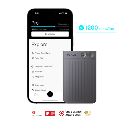 Plaud Note & AI Annual Pro Plan