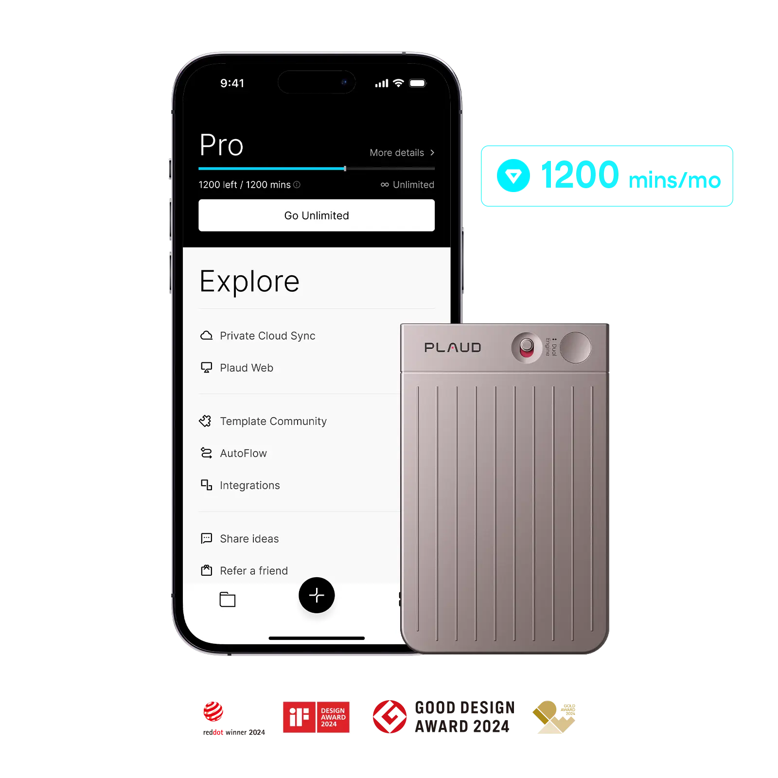 Plaud Note & AI Annual Pro Plan