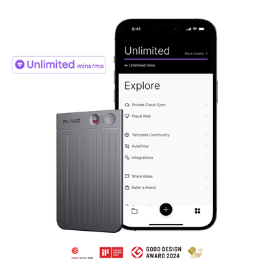 Plaud Note & AI Annual Unlimited Plan