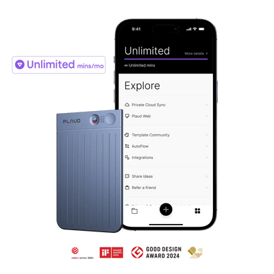 Plaud Note & AI Annual Unlimited Plan