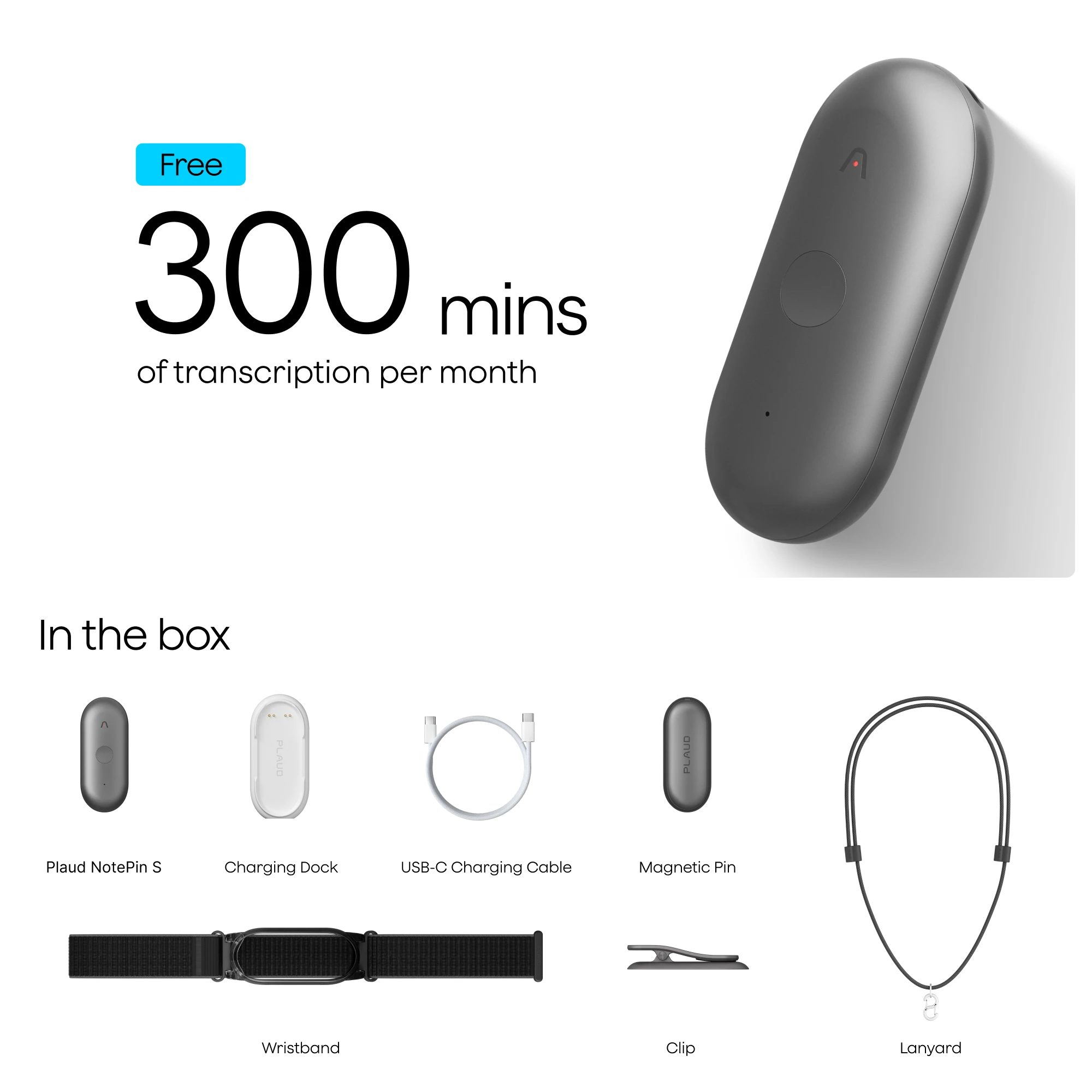 Plaud NotePin S - the most wearable AI note taker