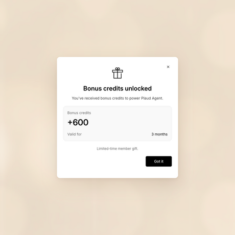 Introducing Plaud Credits