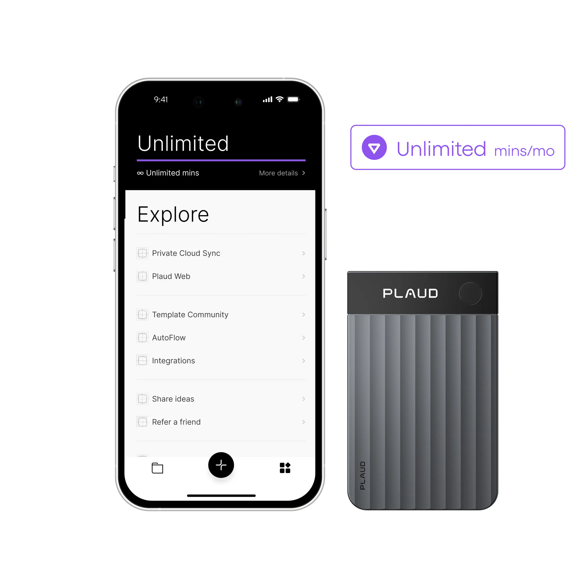 Plaud Note Pro & AI Annual Unlimited Plan