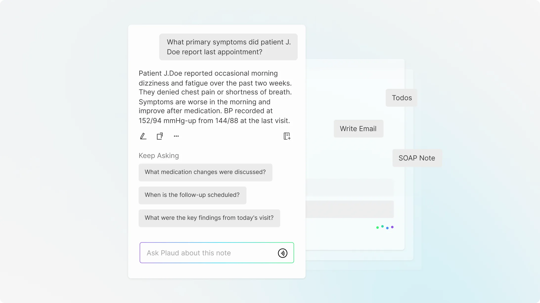 Your searchable clinical memory