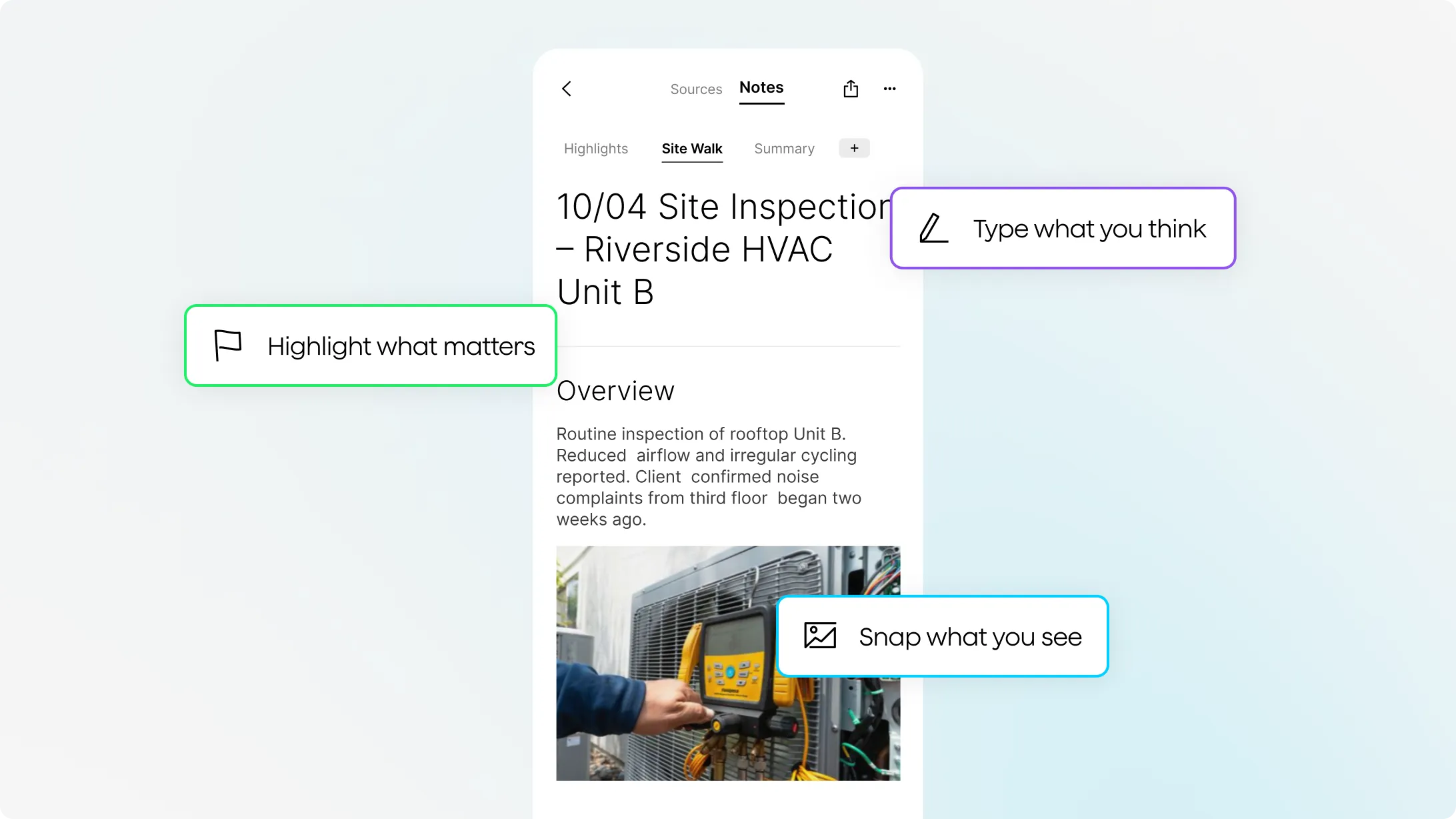 Capture every field observation