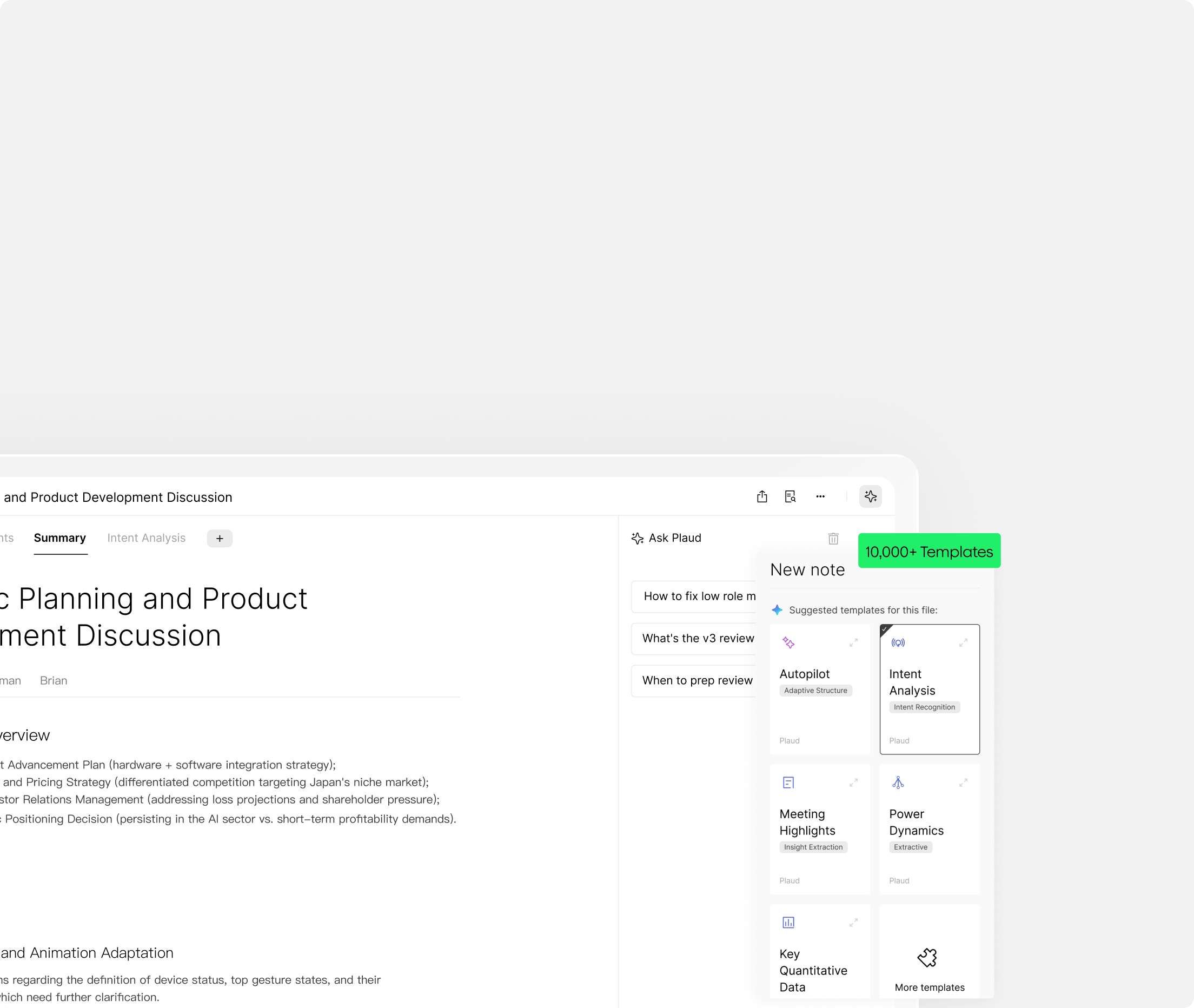 Professional Summaries