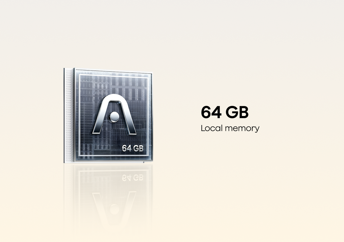 64 GB onboard 
storage