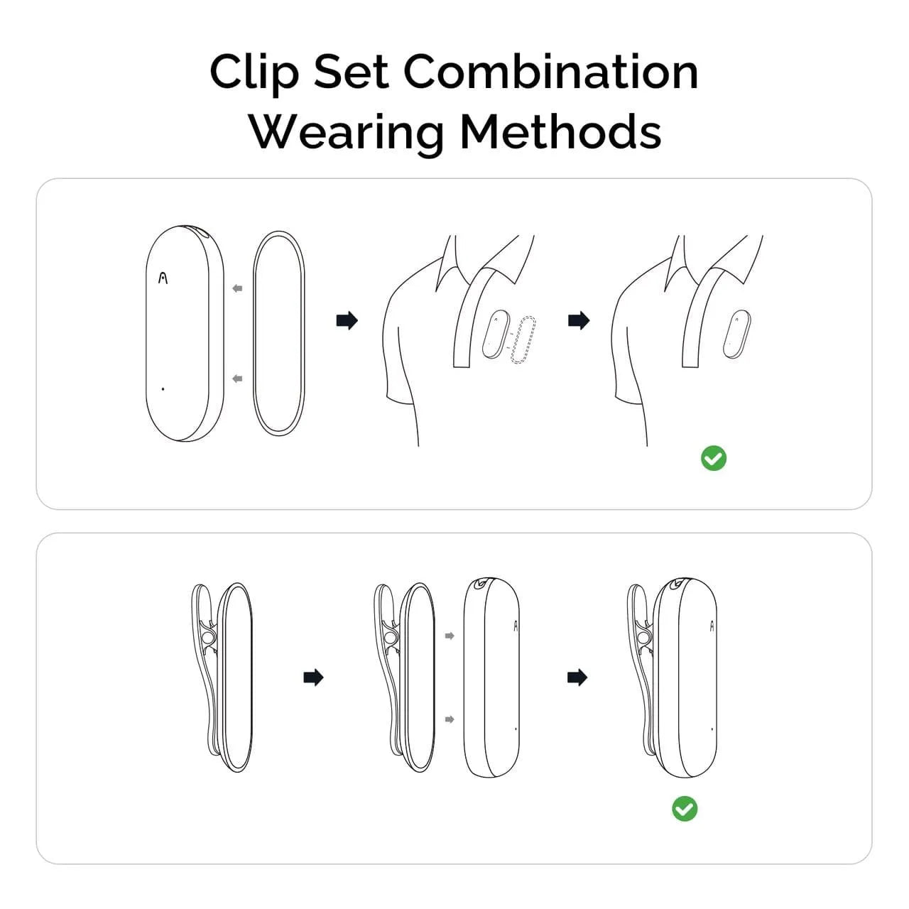 PLAUD NotePin Clip & Magnetic Pin