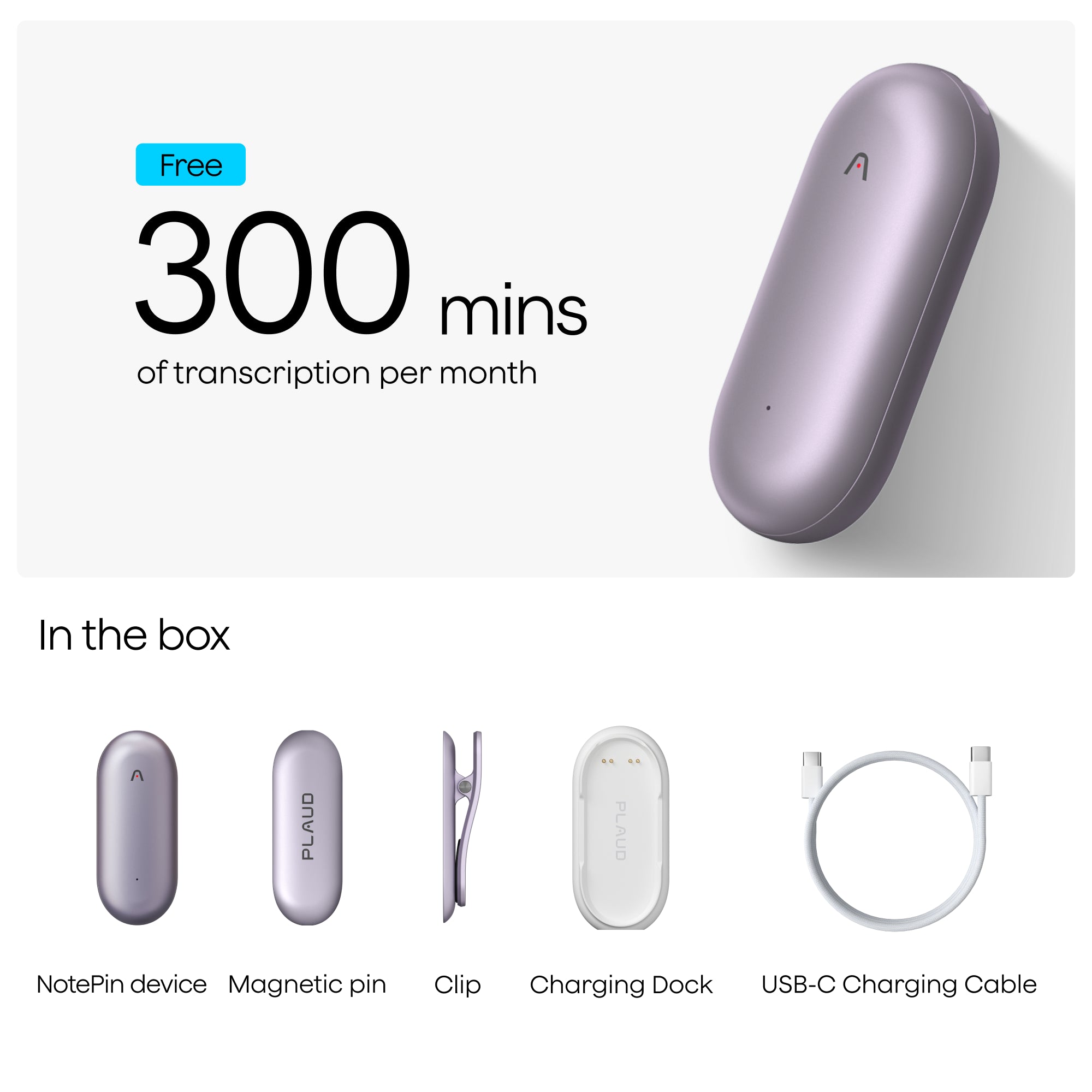 Plaud NotePin | 6-Pack