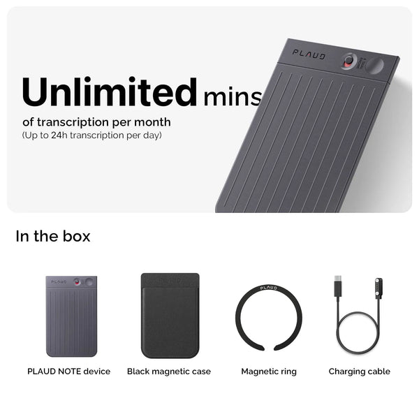 Plaud Note & AI Annual Unlimited Plan
