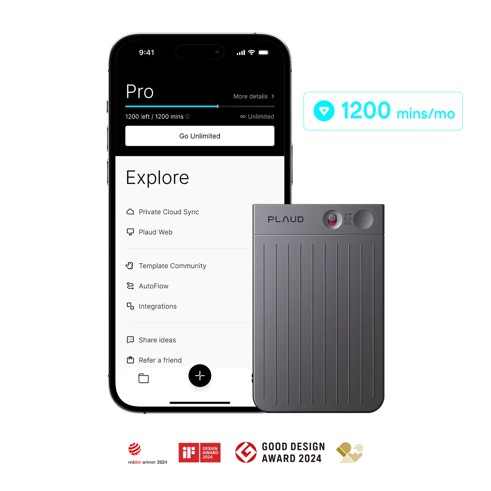 Plaud Note & AI Annual Pro Plan