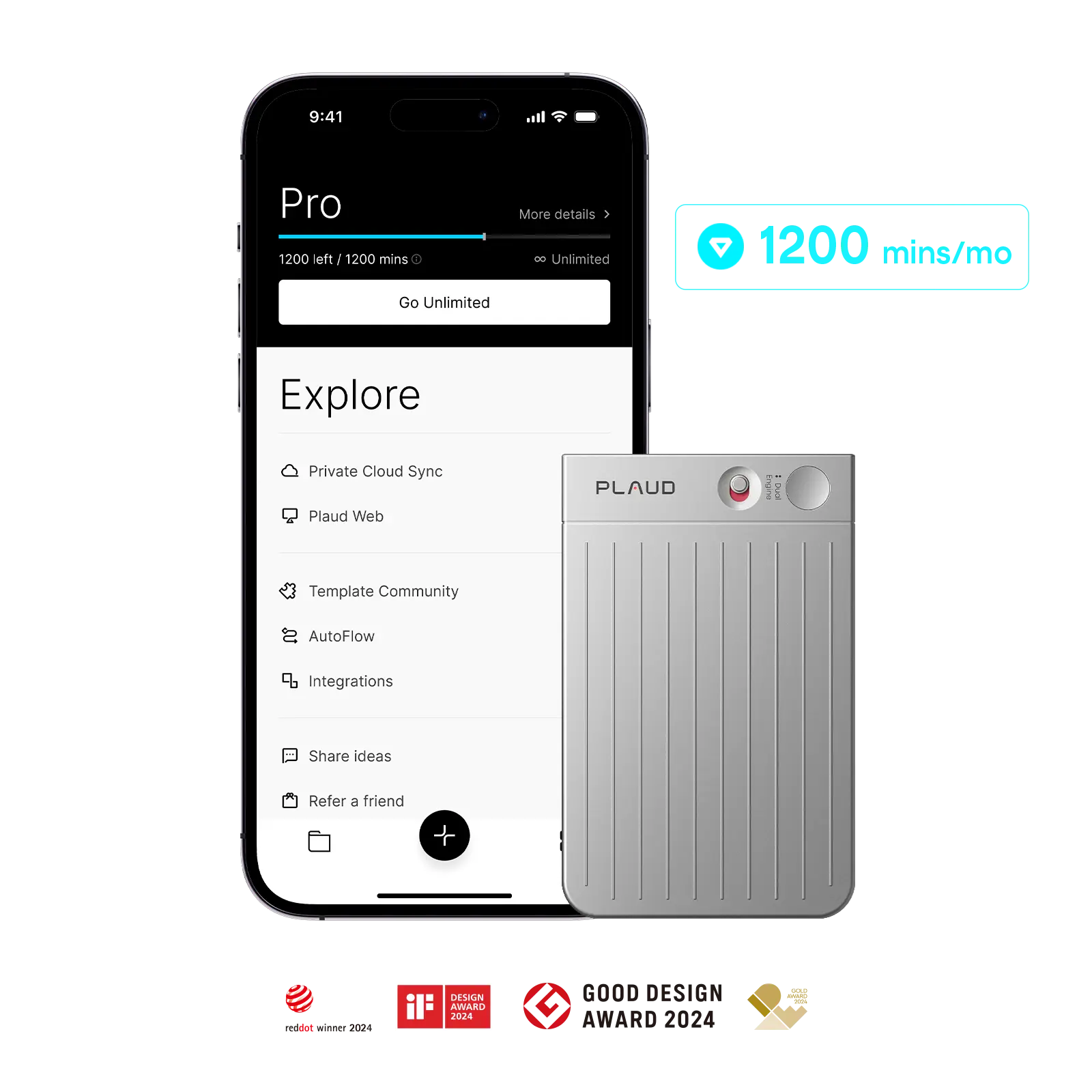 Plaud Note & AI Annual Pro Plan