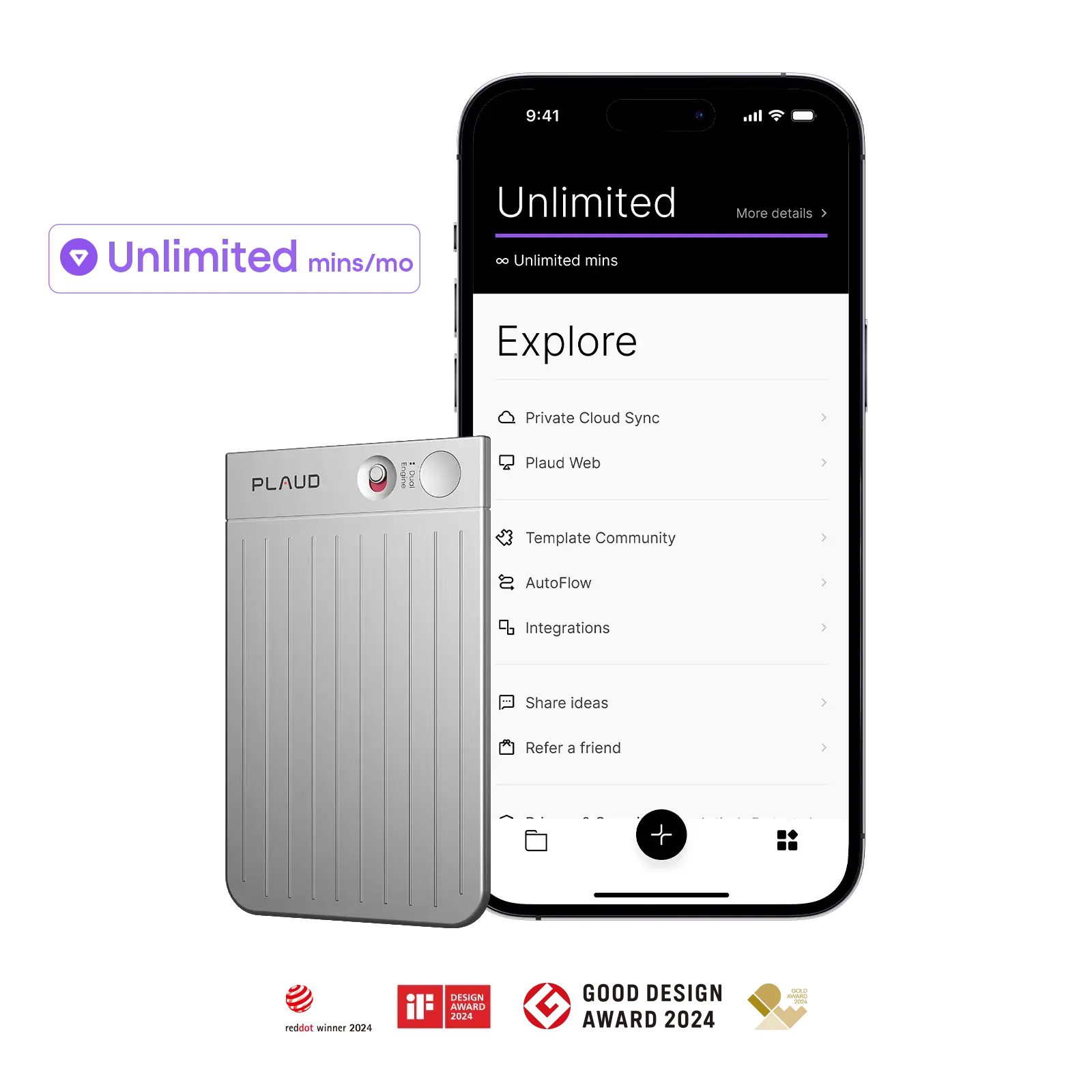 Plaud Note & AI Annual Unlimited Plan