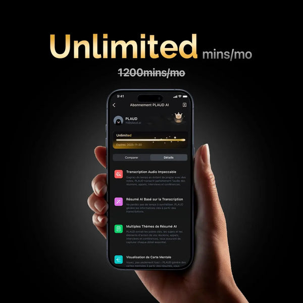 Plaud AI Annual Unlimited Plan