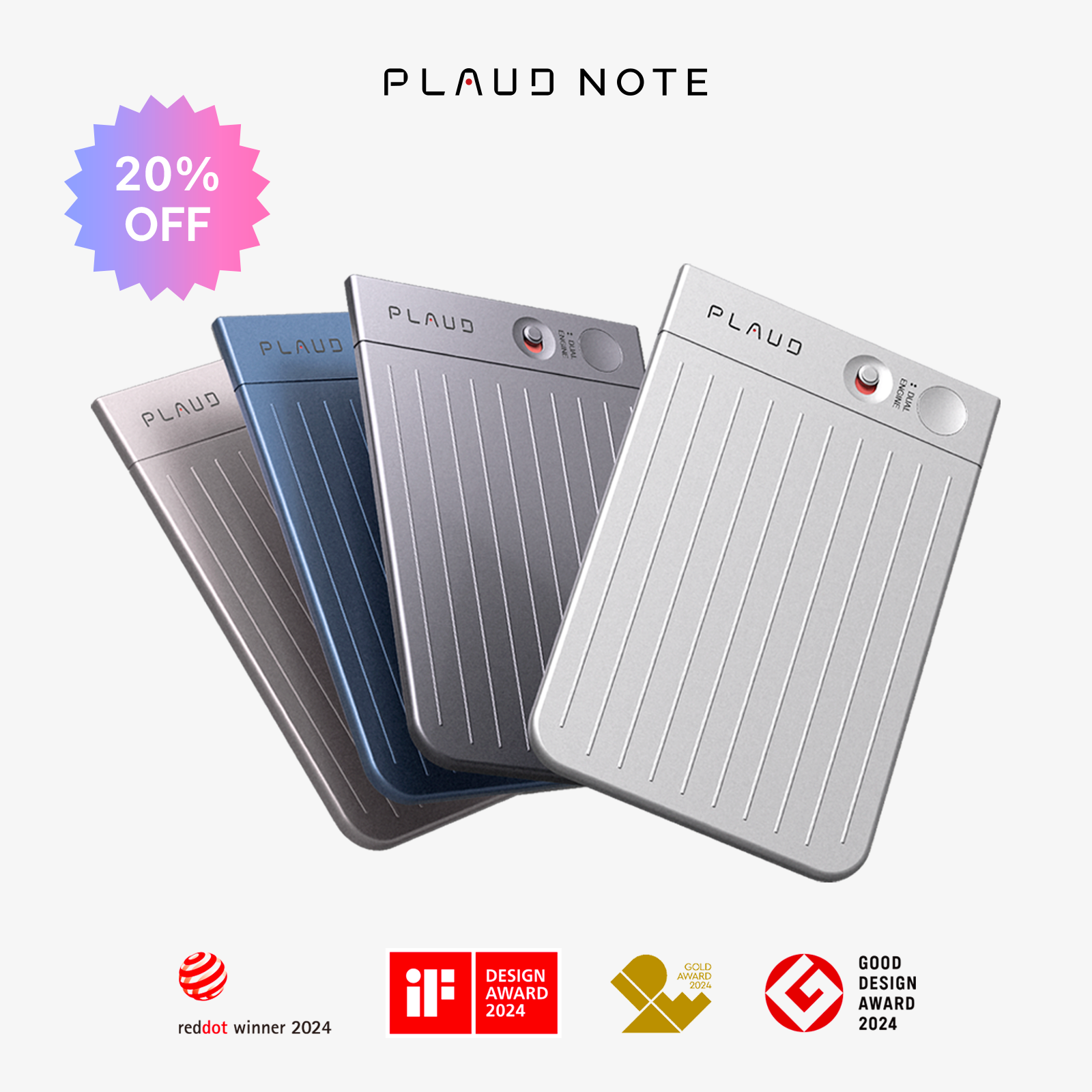 PLAUD NOTE: ChatGPT Empowered AI Voice Recorder (Black Magnetic Case I