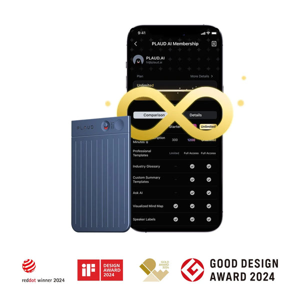 PLAUD NOTE & AI Annual Unlimited Plan