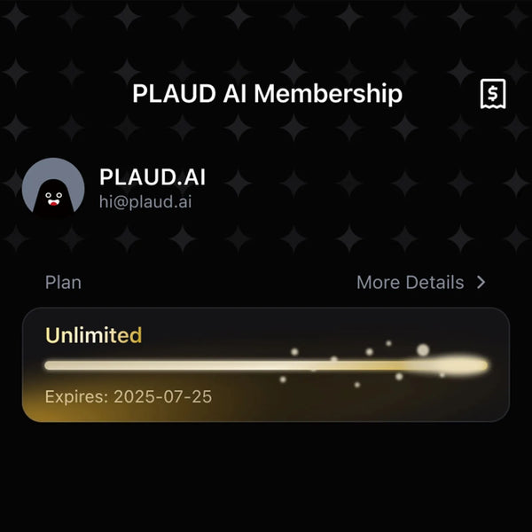 Plaud AI Annual Unlimited Plan