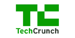 TechCrunch logo with a green TC block icon and black text.
