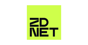 ZDNET logo in black text on a lime green square background.