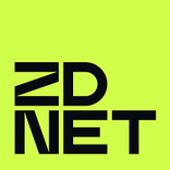 ZDNET logo in black on a lime green background.